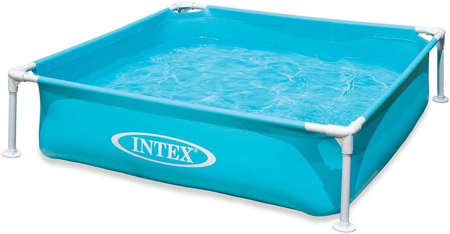 Blue soft shell portable swimming pool